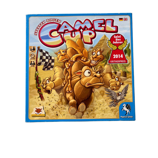 Pegasus Camel Up Gesellschaftsspiel - Camel Cup - Vollständig – Brettspielimperium