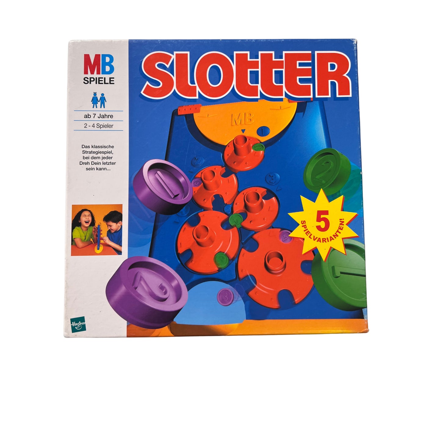 Brettspiel - SLOTTER - MB Spiele - 1999 Hasbro - vollständig ohne Beschreibung – Brettspielimperium