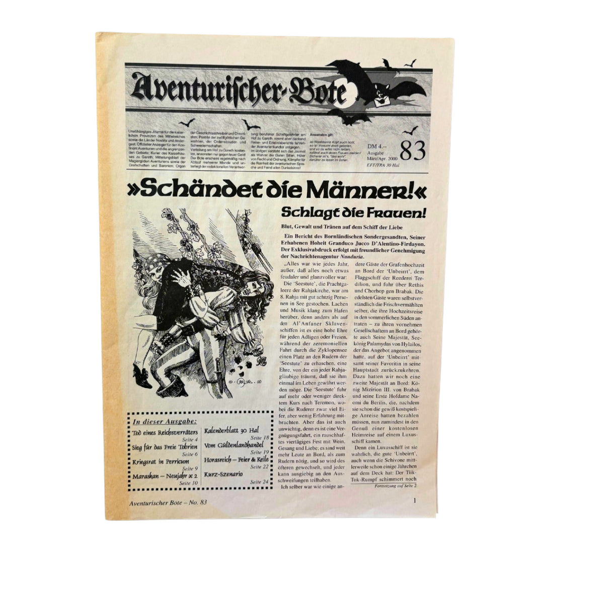 DSA, Aventurischer Bote Nr. 83 – Brettspielimperium