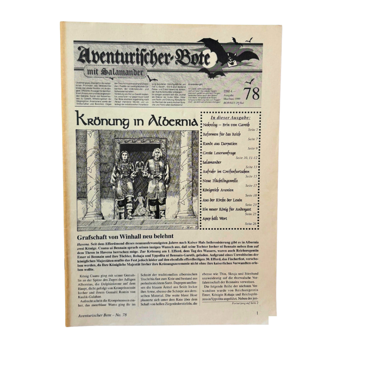DSA, Aventurischer Bote Nr. 78 – Brettspielimperium