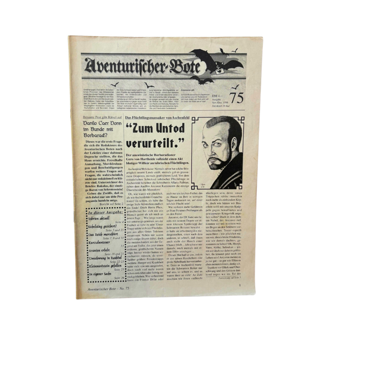 DSA, Aventurischer Bote Nr. 75 – Brettspielimperium