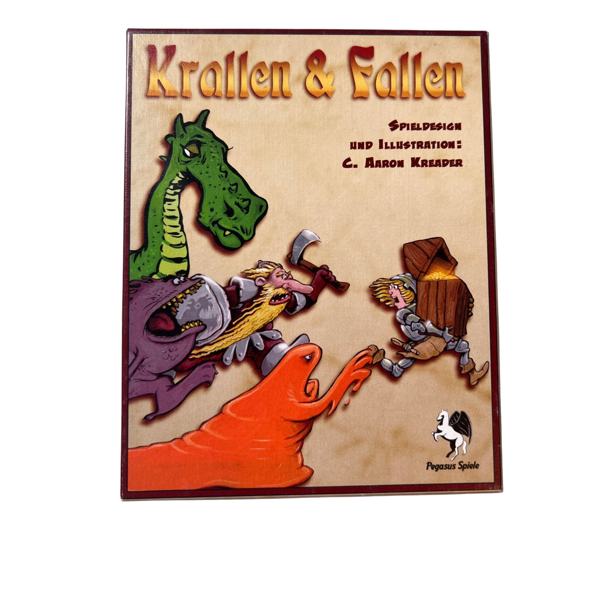 Krallen und Fallen - Pegasus Spiele - C. Aaron Kreader - Vollständig – Brettspielimperium