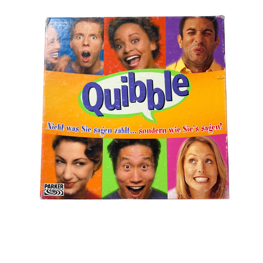 Quibble Partyspiel - Parker - Vollständig – Brettspielimperium