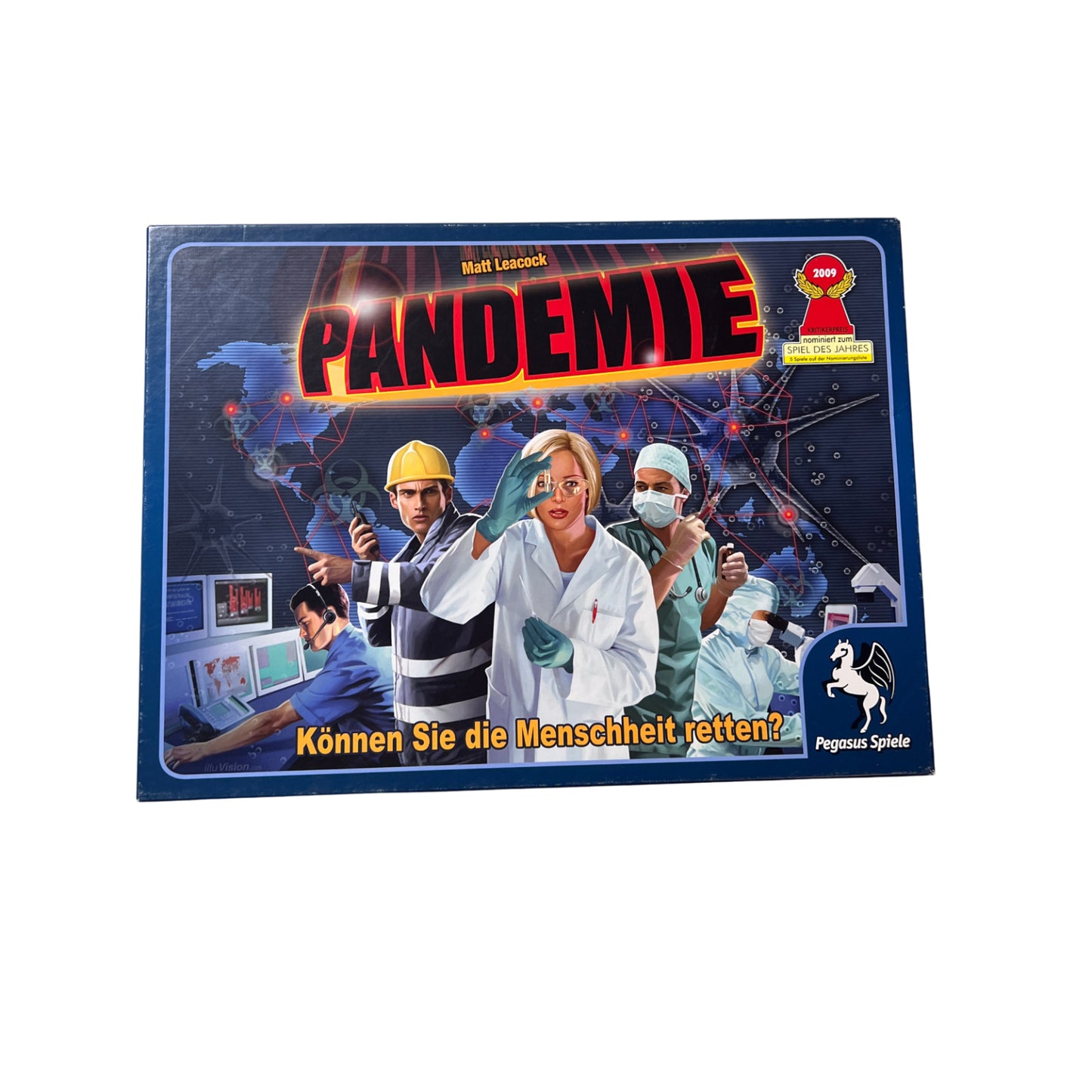 Pandemie Pegasus Spiele Brettspiel | alte Ausgabe Holzsteine 2012 Vollständig – Brettspielimperium