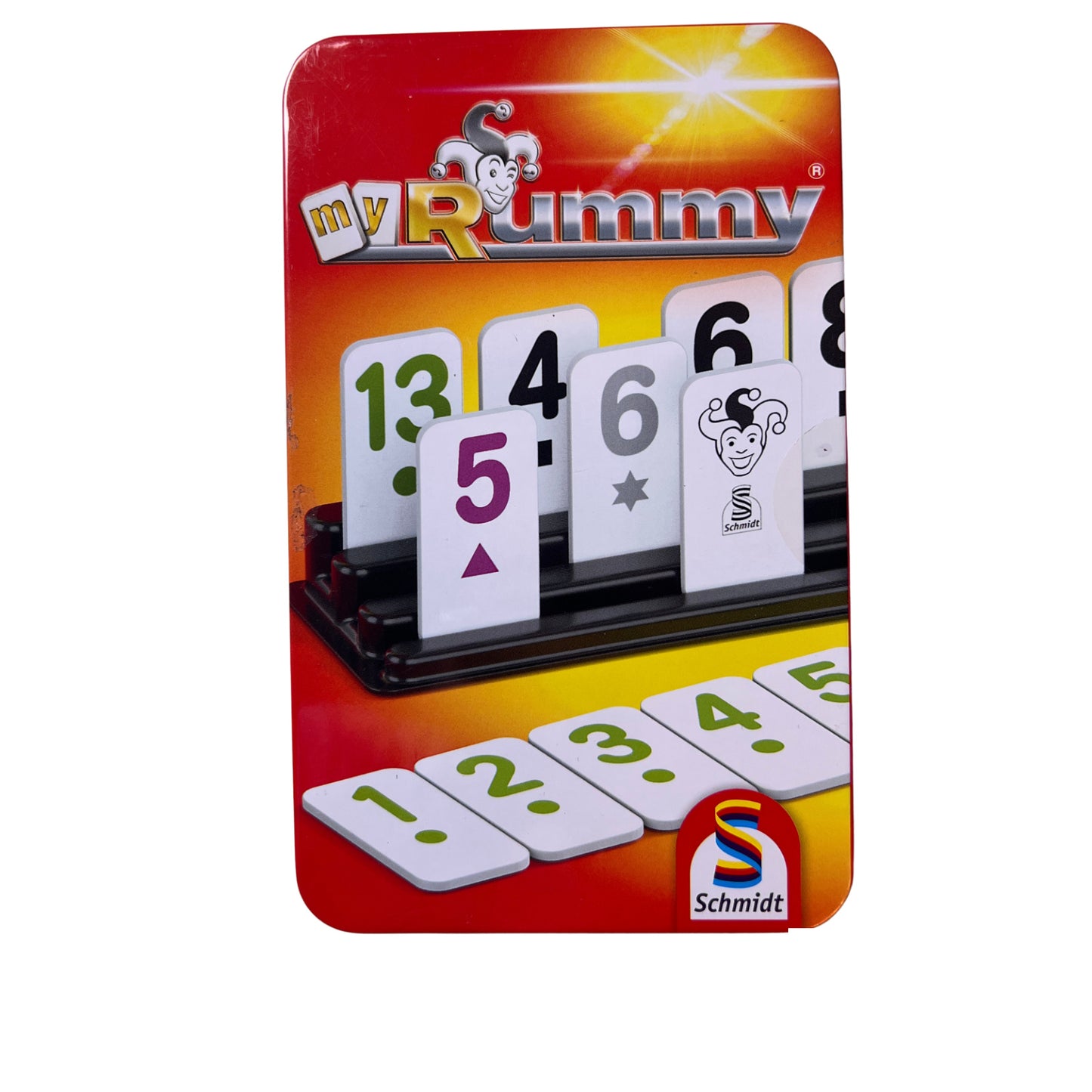 MyRummy von Schmidt Spiele, Reisespiel Blechbox - Vollständig – Brettspielimperium