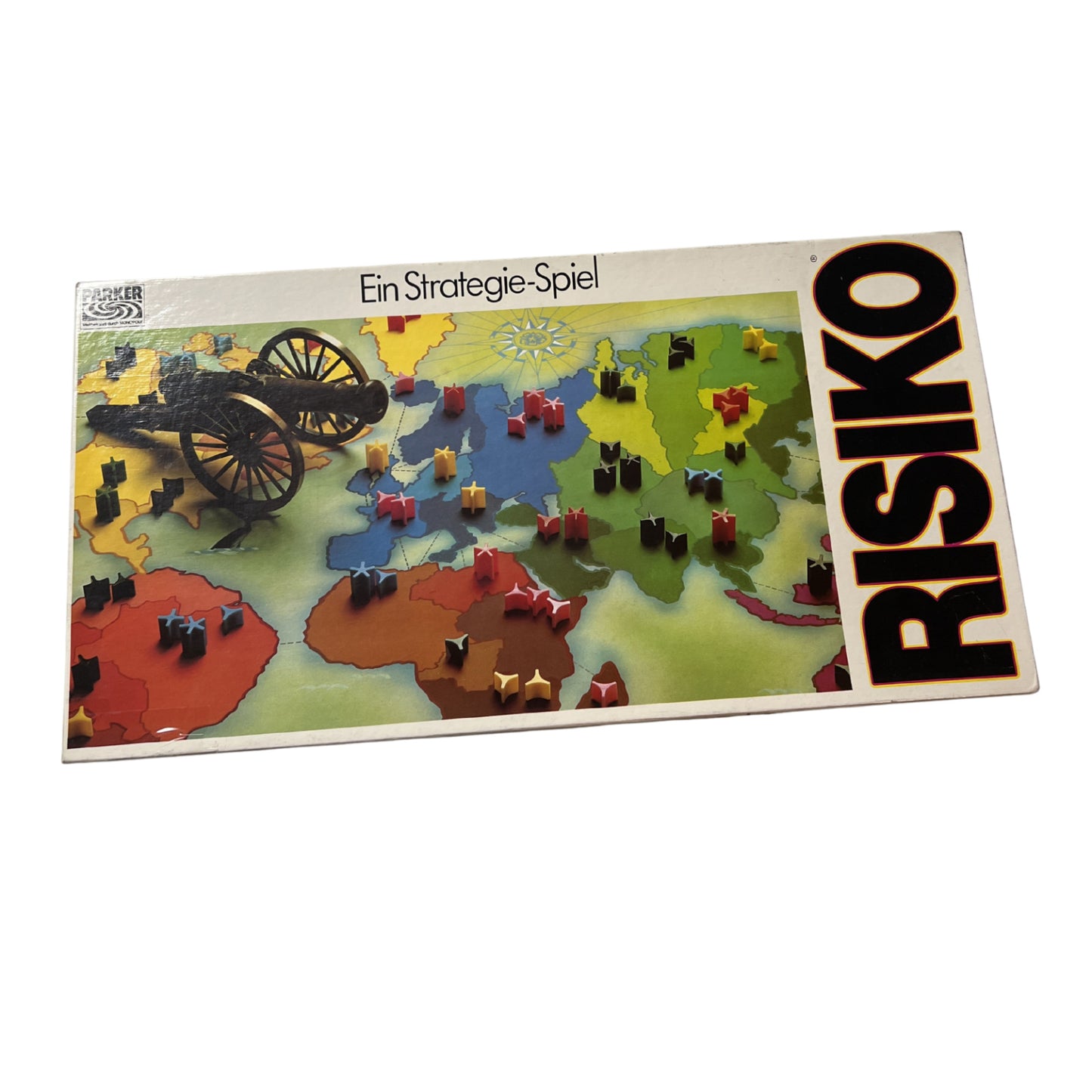 Risiko - Strategiespiel weiß Parker 1982 - Vollständig – Brettspielimperium