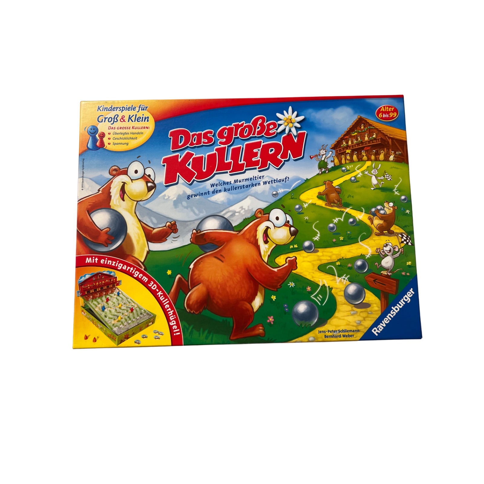 Das große Kullern spiel Brettspiel Ravensburger 2011 - Vollständig – Brettspielimperium