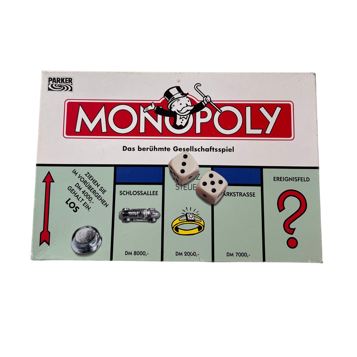 Brettspiel  - Monopoly - Parker DM-Version 1996 - Vollständig – Brettspielimperium