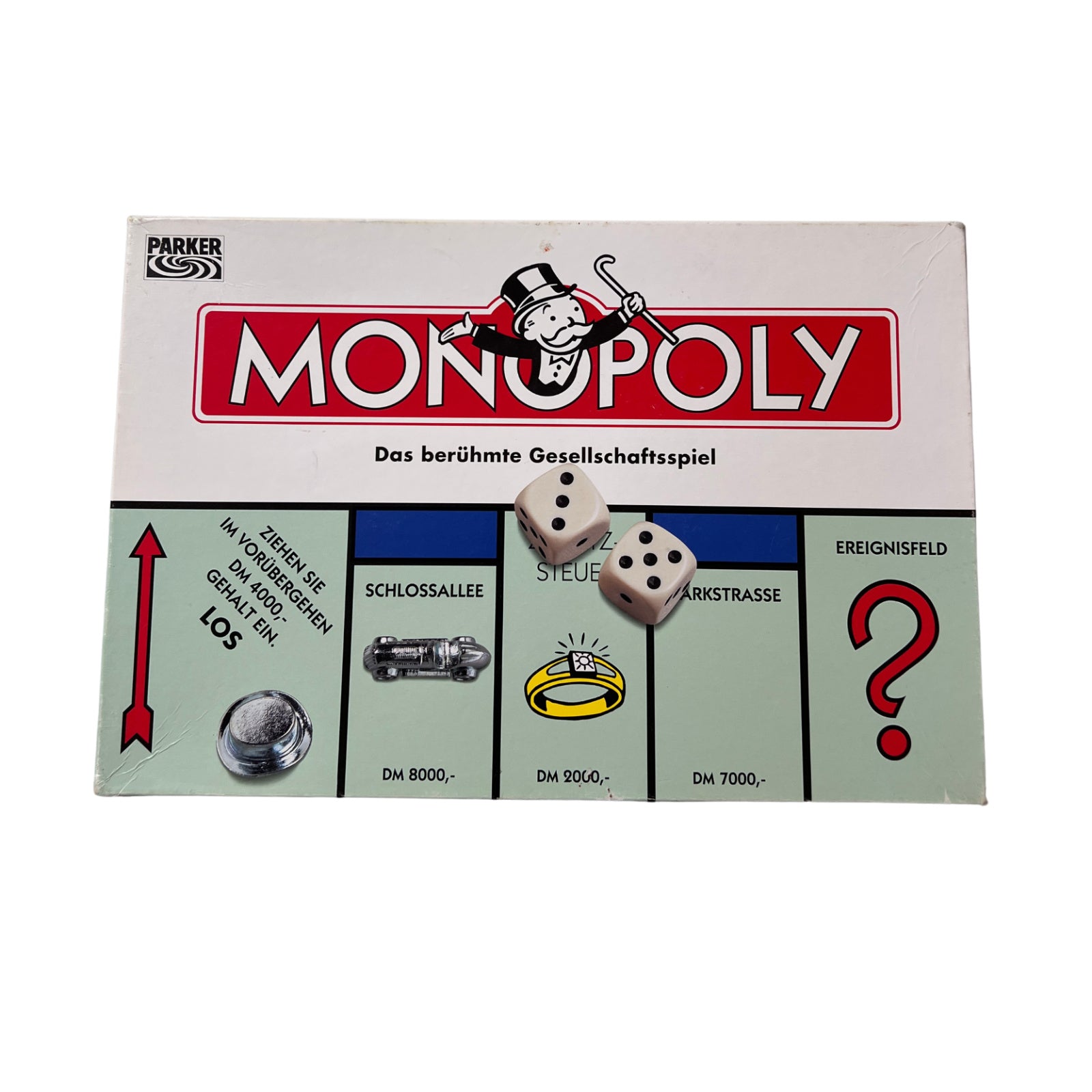 Brettspiel  - Monopoly - Parker DM-Version 1996 - Vollständig – Brettspielimperium