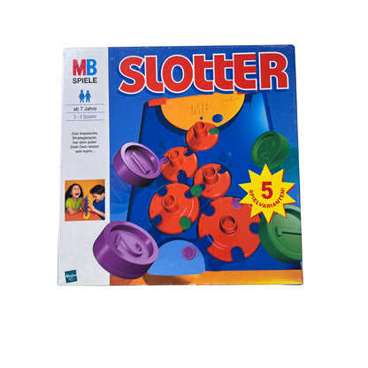 Brettspiel - SLOTTER - MB Spiele - 1999 - Original Hasbro - vollständig – Brettspielimperium