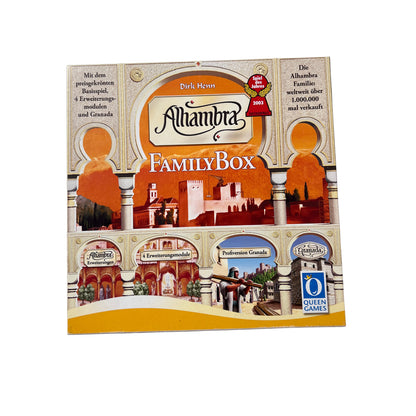 Alhambra Family Box Familienspiel Brettspiel von Queen Games - Vollständig – Brettspielimperium