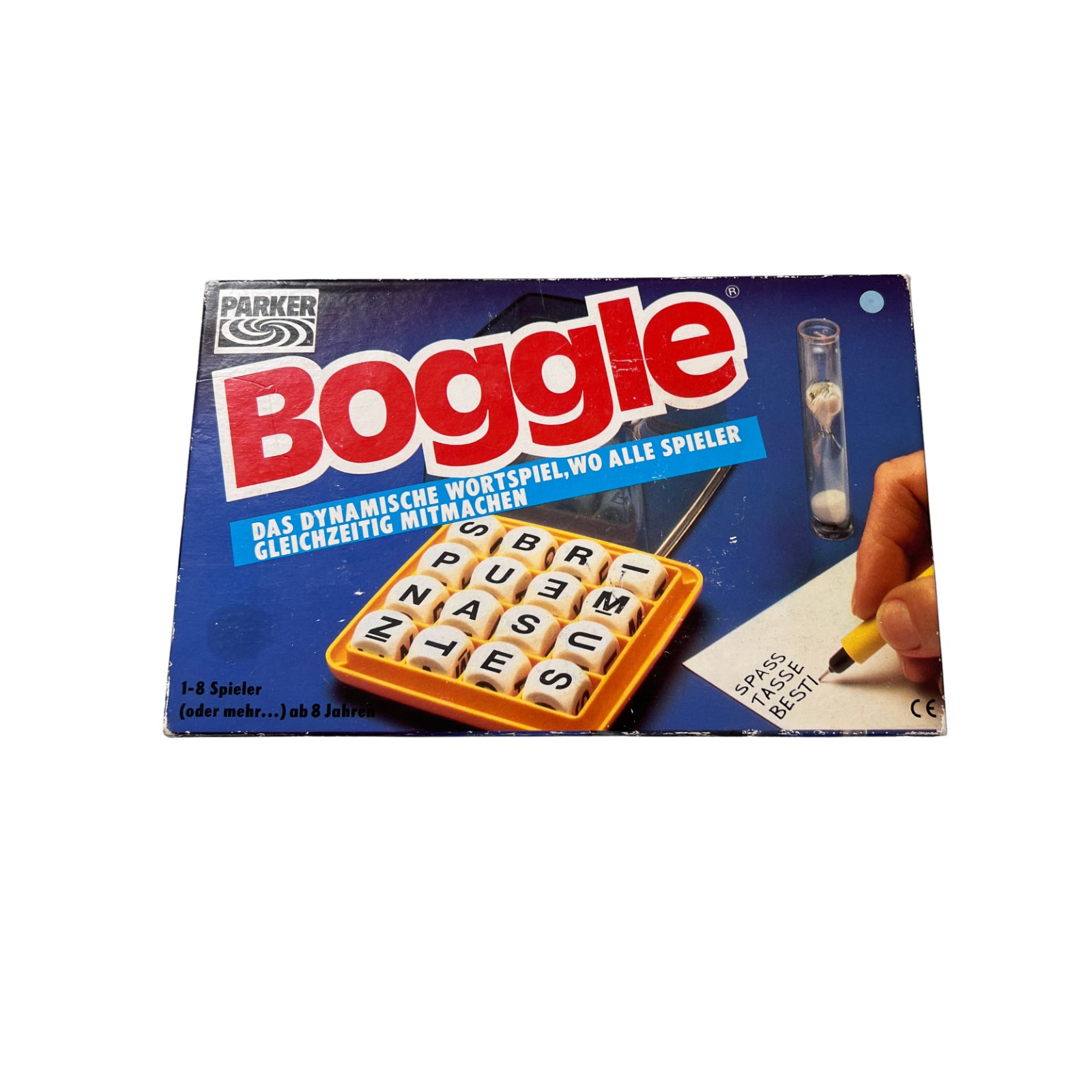 Boggle Kreuz und Quer durchs Wort Gewirr - PARKER  Deutsche 1985 - Vollständig – Brettspielimperium
