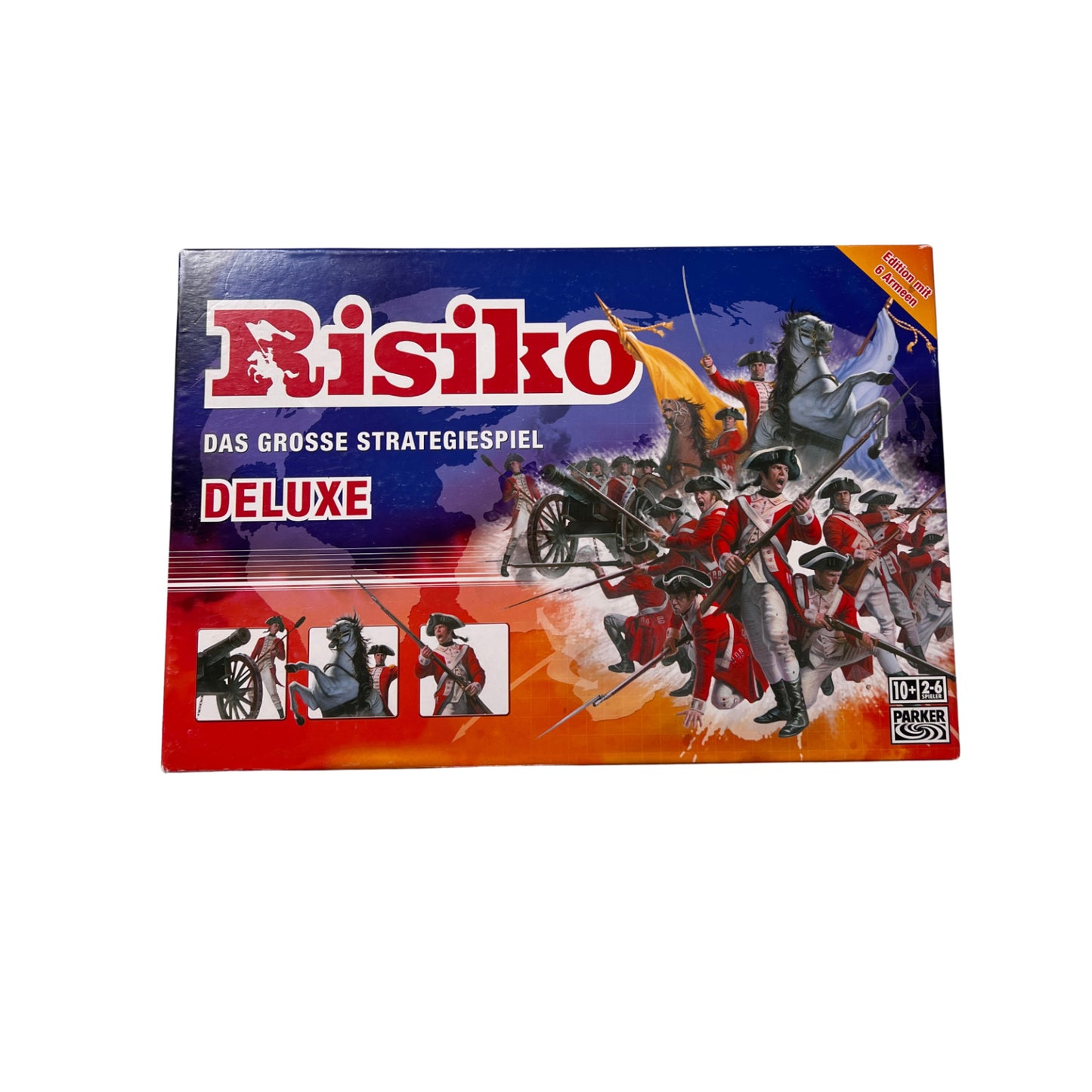 Strategiespiel Risiko Deluxe Edition - PARKER- 2007 - Vollständig – Brettspielimperium