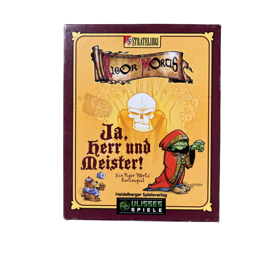 Ja, Herr und Meister! Rigor Mortis Kartenspiel Heidelberger Spiel - Vollständig – Brettspielimperium