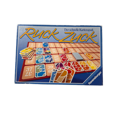 Ruck Zuck der schnelle Kartenspaß - Ravensburger Legespiel 1987 -Vollständig – Brettspielimperium