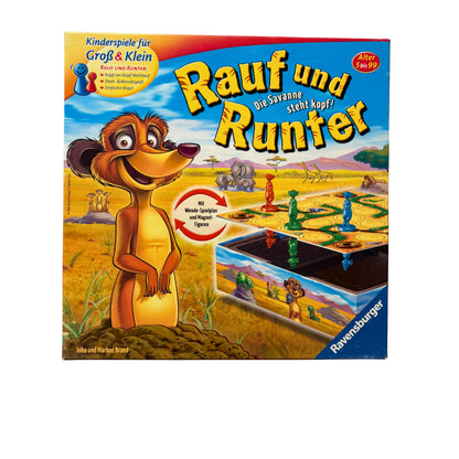 Ravensburger 211135 - Rauf und Runter - Die Savanne steht kopf! - Vollständig – Brettspielimperium