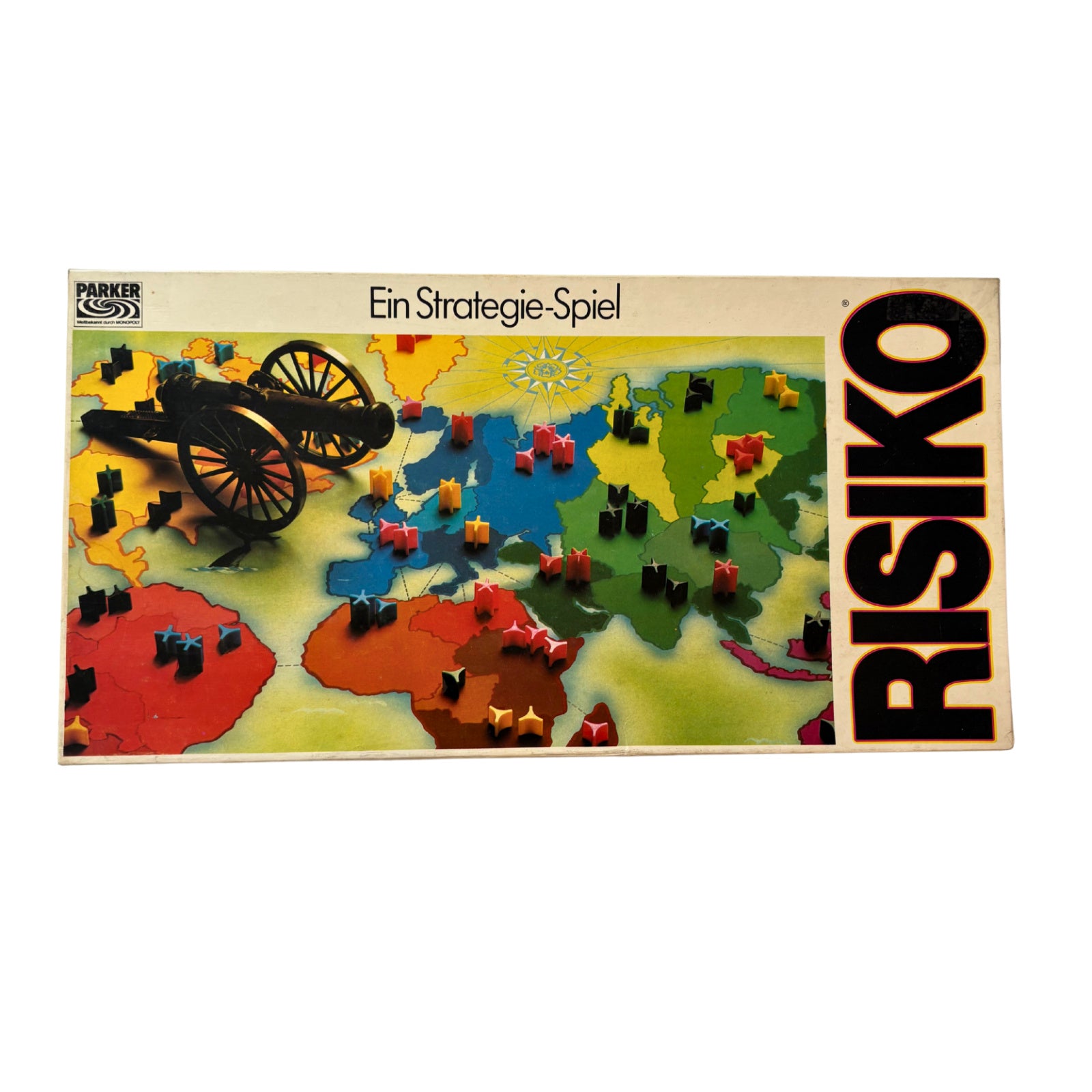 Risiko - Strategiespiel weiß Parker 1982 - Vollständig – Brettspielimperium