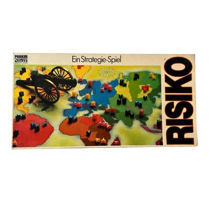 Risiko - Strategiespiel weiß Parker 1982 - Vollständig – Brettspielimperium