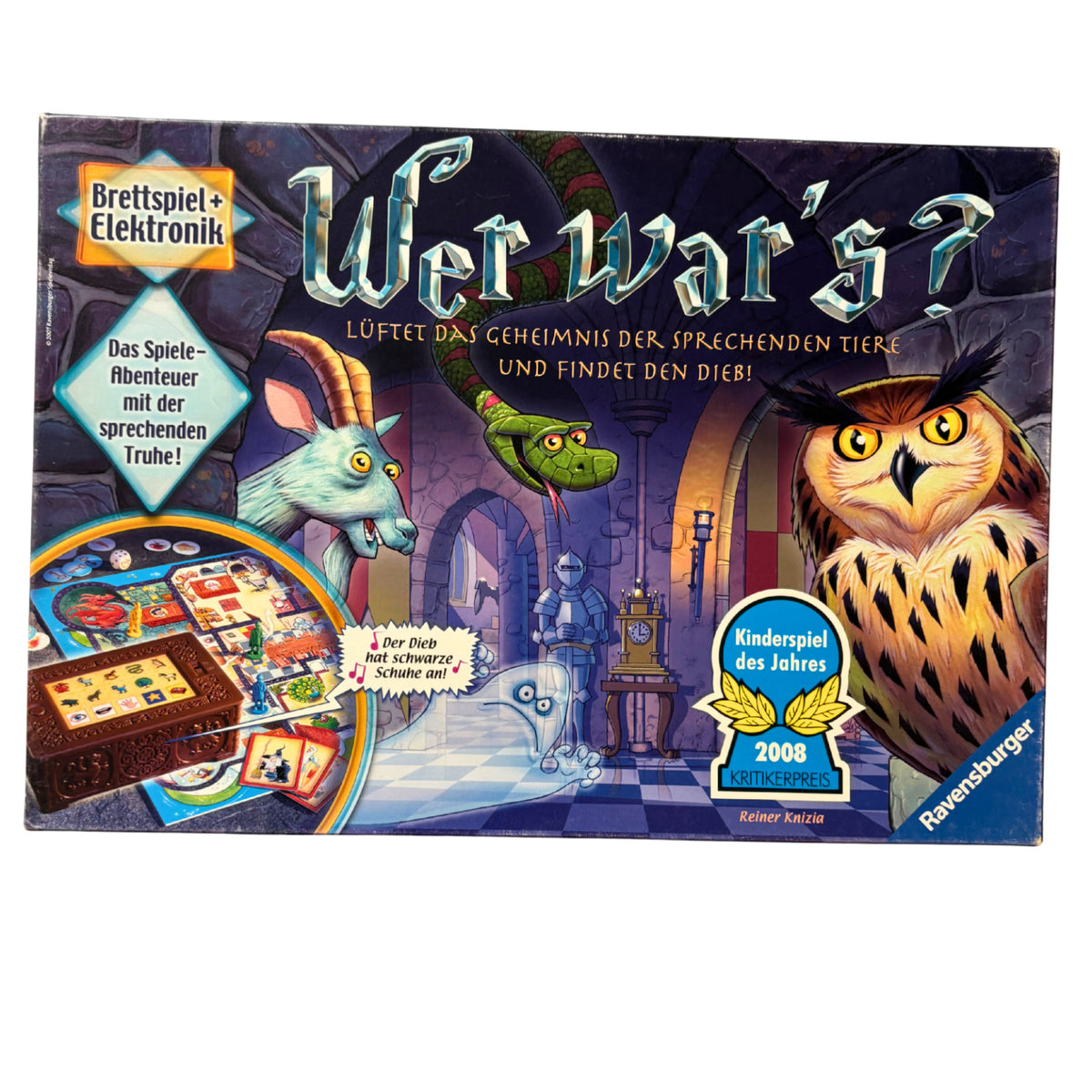 Wer war's? Ravensburger 2007 Brettspiel Gesellschaftsspiel Getestet- Vollständig – Brettspielimperium