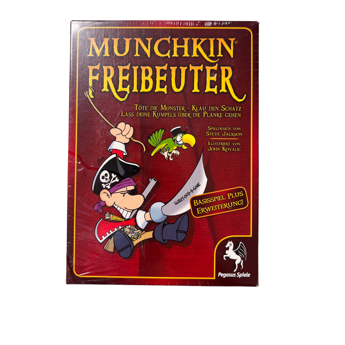 Munchkin FREIBEUTER | Sammelbox (Basis + Erw.) Pegasus Spiele - NEU in Folie – Brettspielimperium