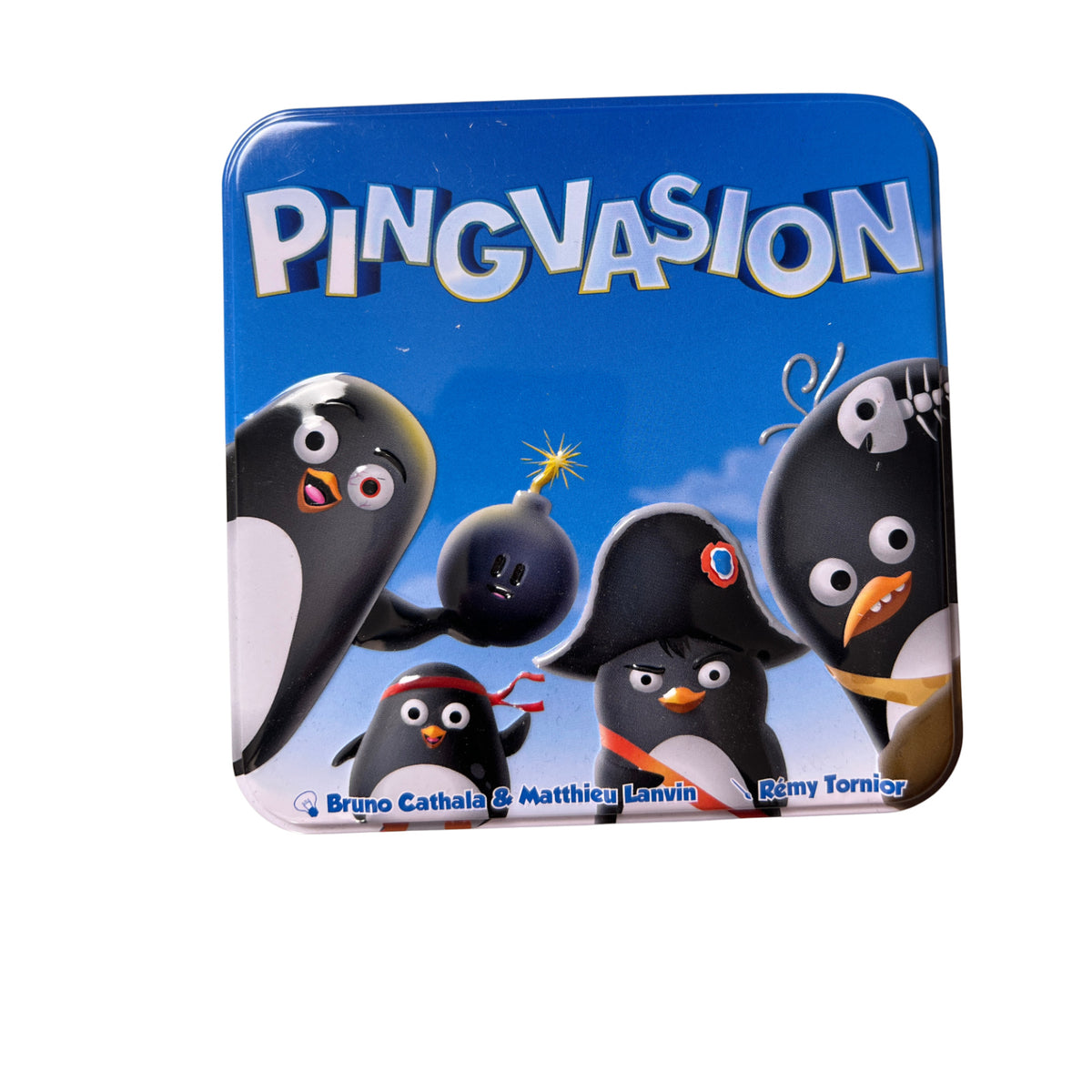 Pingvasion von AsmODee Blechbox - Vollständig – Brettspielimperium