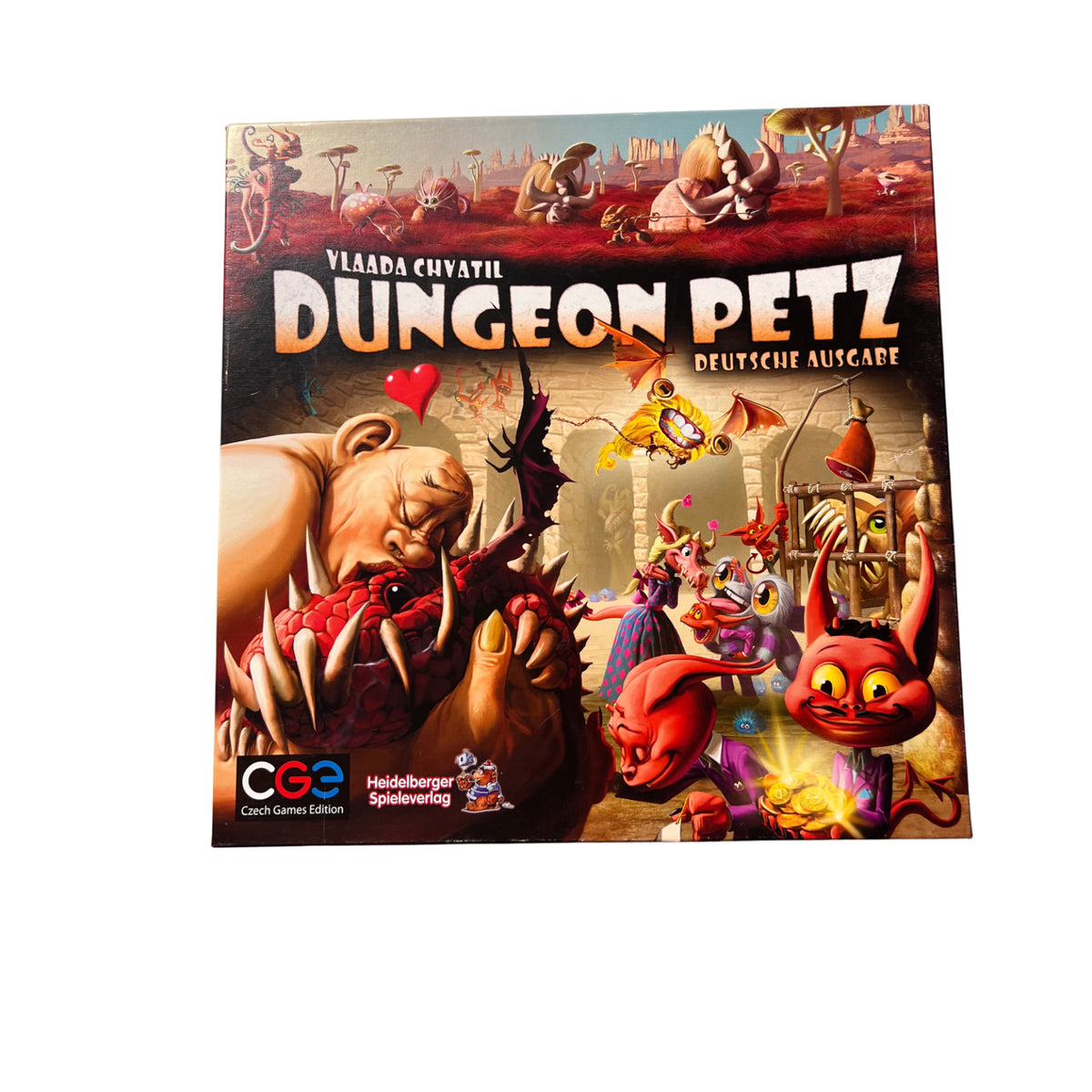 Dungeon Petz DEUTSCH Vlaada Chvátil deutsch 2013 Asmodee - Vollständig – Brettspielimperium
