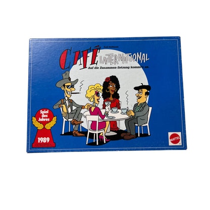 Café International - Brettspiel von Mattel - Vollständig – Brettspielimperium