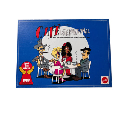 Café International - Brettspiel von Mattel - Vollständig – Brettspielimperium