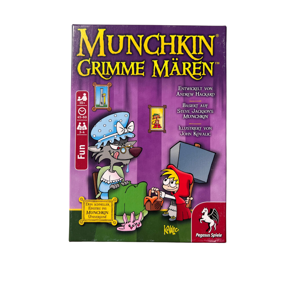 Munchkin Grimme Mären (deutsch) Pegasus Spiele - Vollständig – Brettspielimperium
