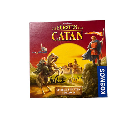 Die Fürsten von Catan Kartenspiel für Zwei Kosmos 2010 vollständig signiert – Brettspielimperium