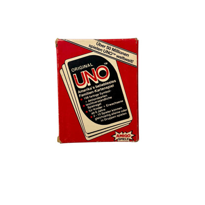 Original UNO Kartenspiel Amigo 80er Vintage Retro - Vollständig – Brettspielimperium