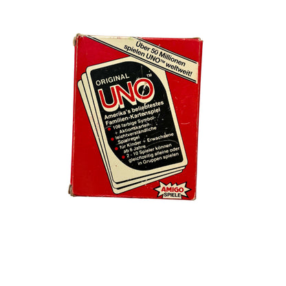 Original UNO Kartenspiel Amigo 80er Vintage Retro - Vollständig – Brettspielimperium