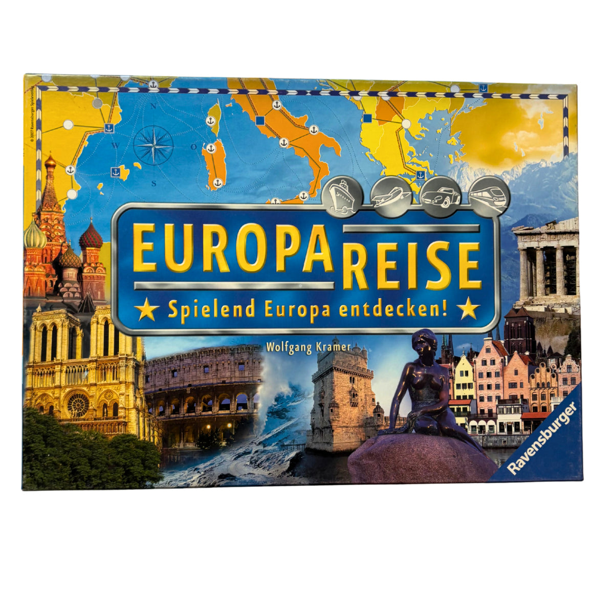 Ravensburger Europareise Gesellschaftsspiel 2007 - Vollständig – Brettspielimperium