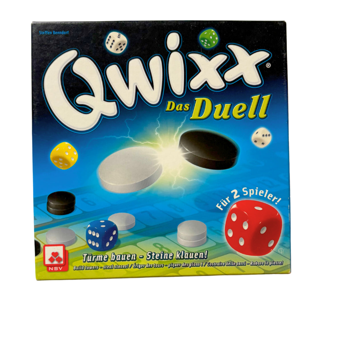Qwixx Das Duell neuwertig vollständig Würfelspiel für 2 Spieler NSV-Vollständig – Brettspielimperium