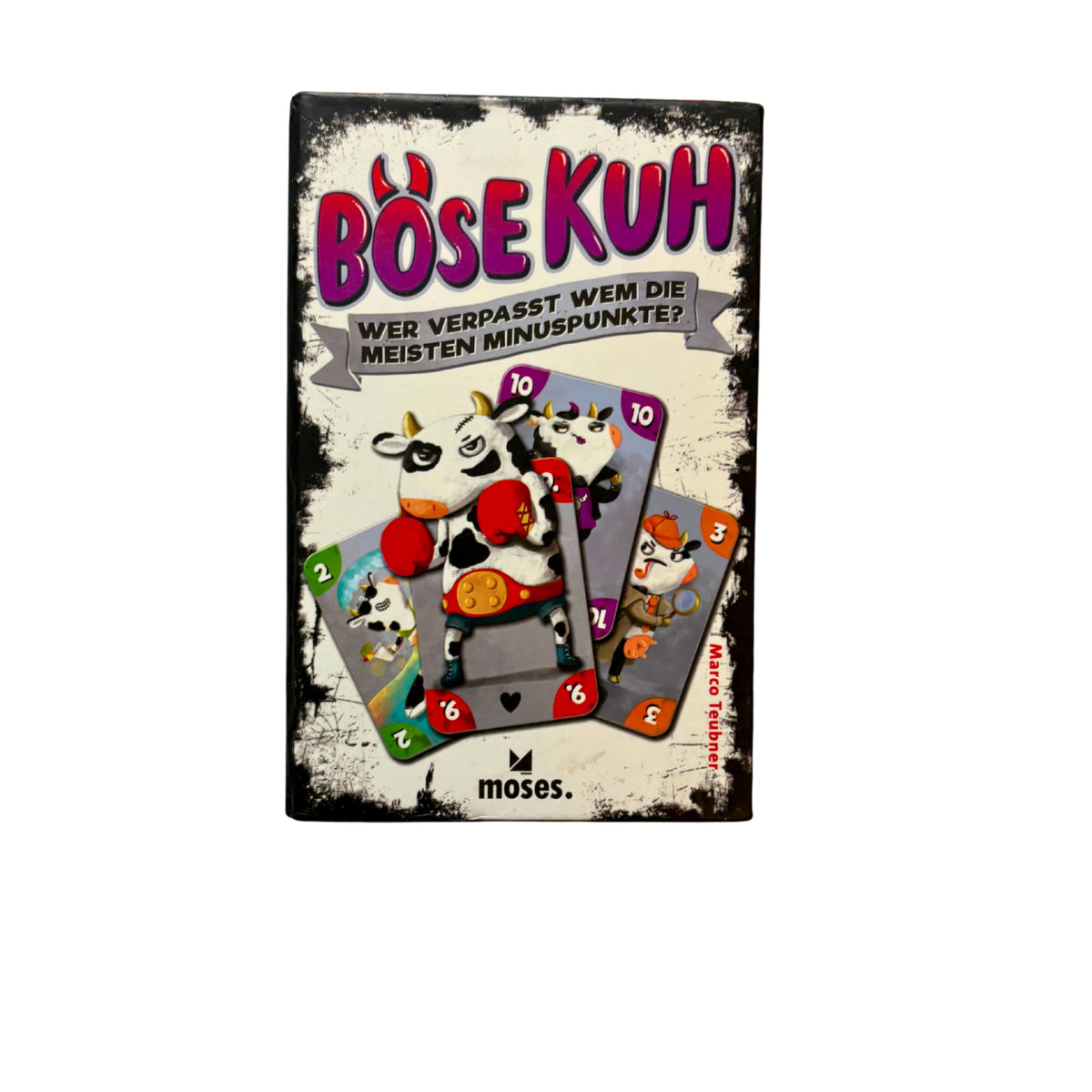 Böse Kuh: Wer Verpasst Wem - Kartenspiel - Moses Verlag - Vollständig – Brettspielimperium