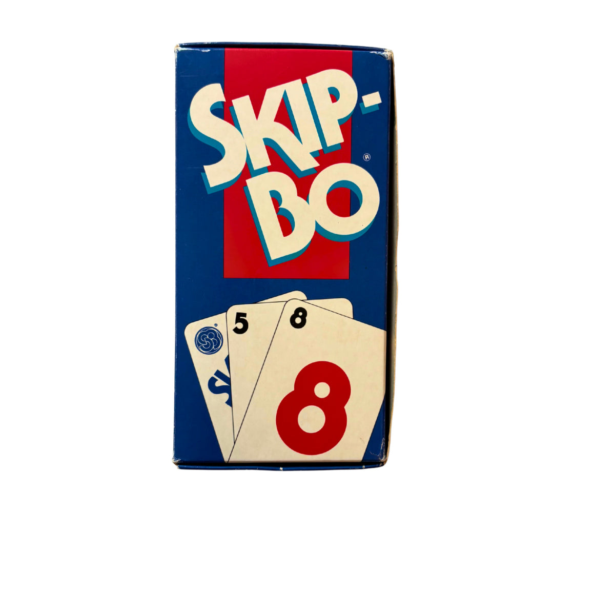 Skip Bo Kartenspiel Mattel blau rote Ausgabe 1992  - vollständig – Brettspielimperium