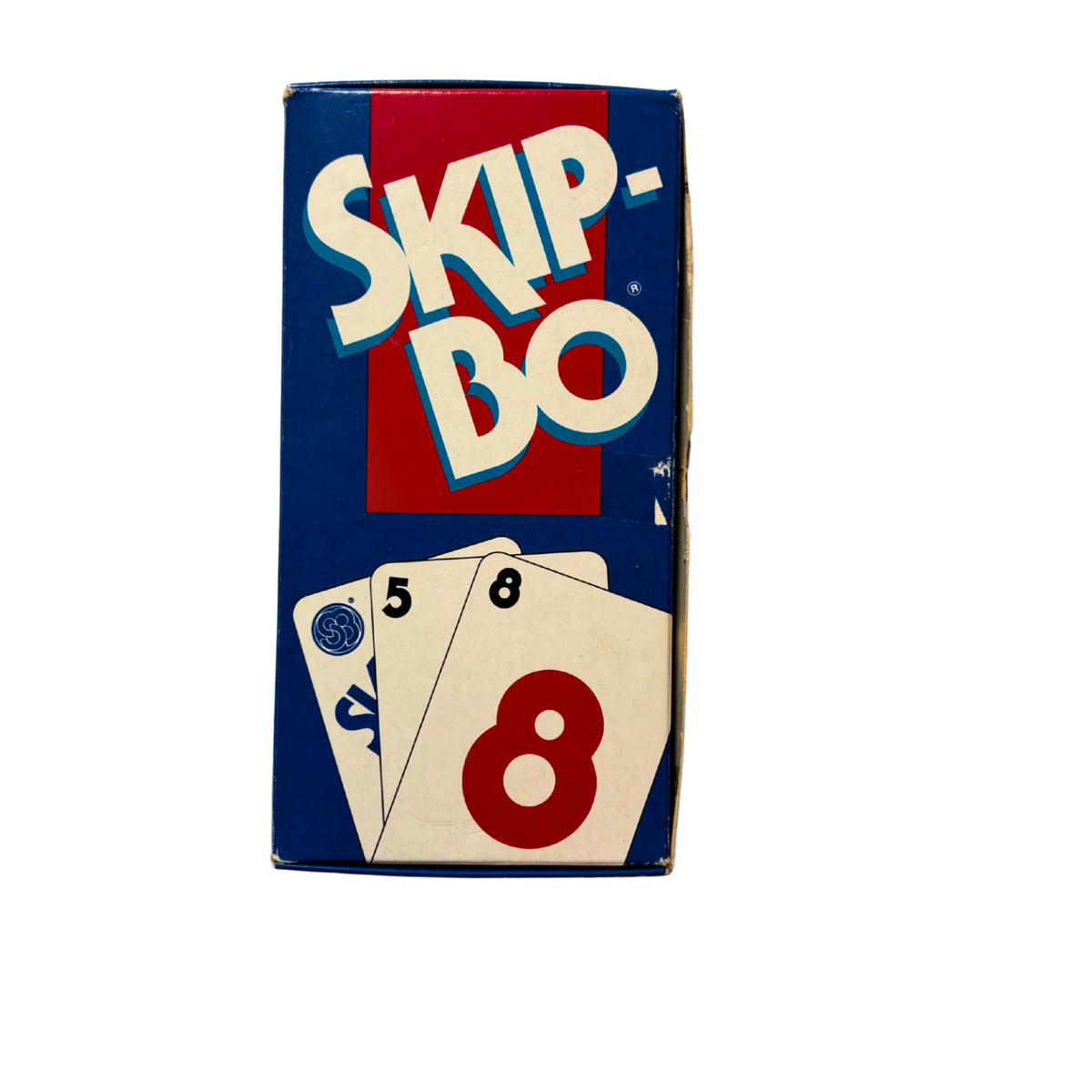 Skip Bo Kartenspiel Mattel blau rote Ausgabe 1992  - vollständig – Brettspielimperium