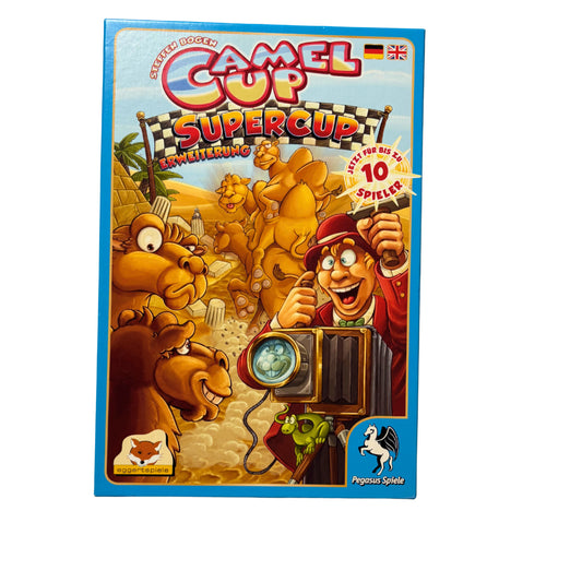 Camel Up Supercup (Erweiterung) - Pegasus Spiele 54546G - Unbespielt – Brettspielimperium