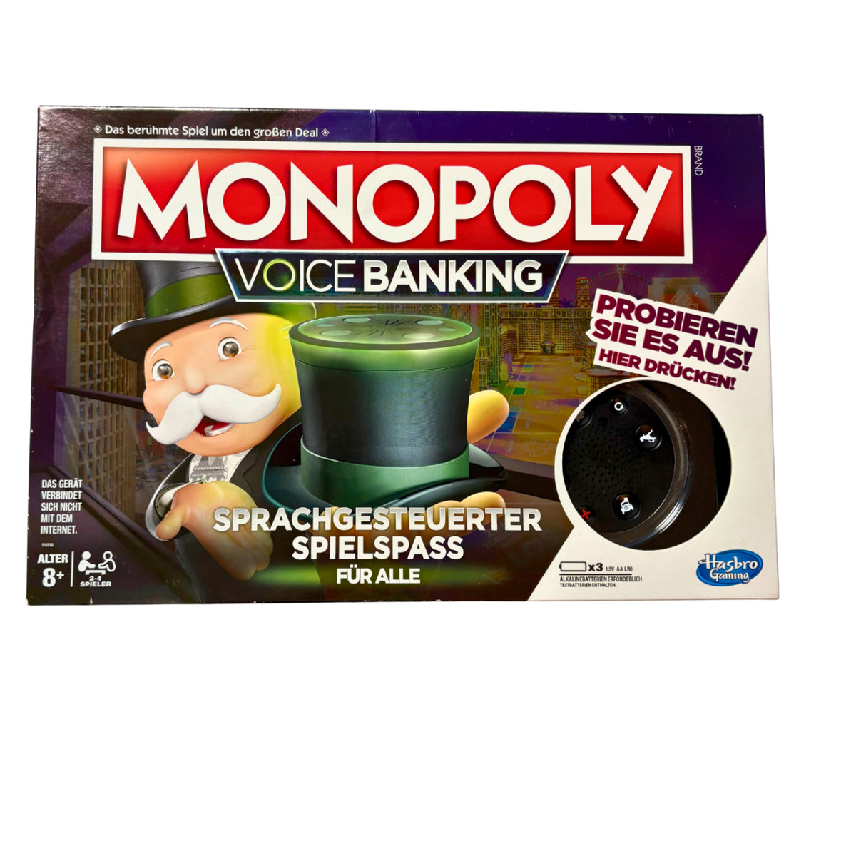 Monopoly Voice Banking Hasbro 2018 - vollständig – Brettspielimperium