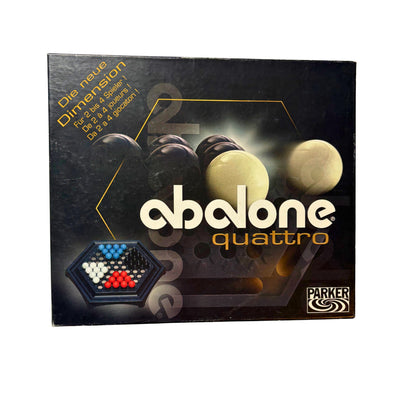 Abalone Quattro Spiel Gesellschaftsspiel Brettspiel Parker 2004 - Vollständig – Brettspielimperium