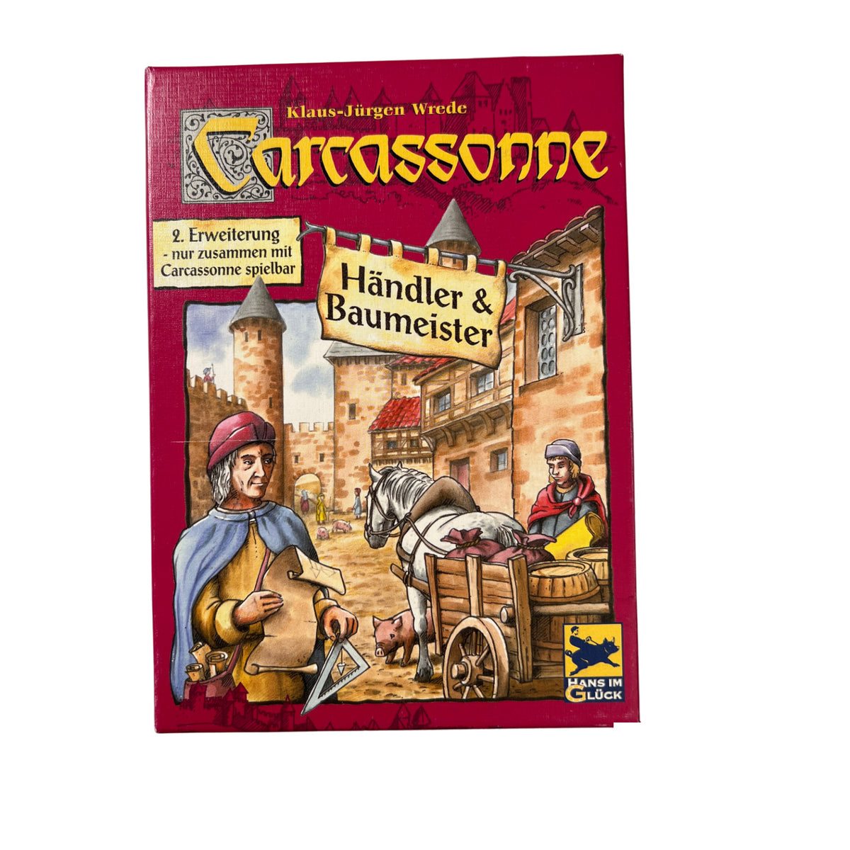 Carcassonne Händler und Baumeister 2 Erweiterung 2003 Spiel - Vollständig – Brettspielimperium