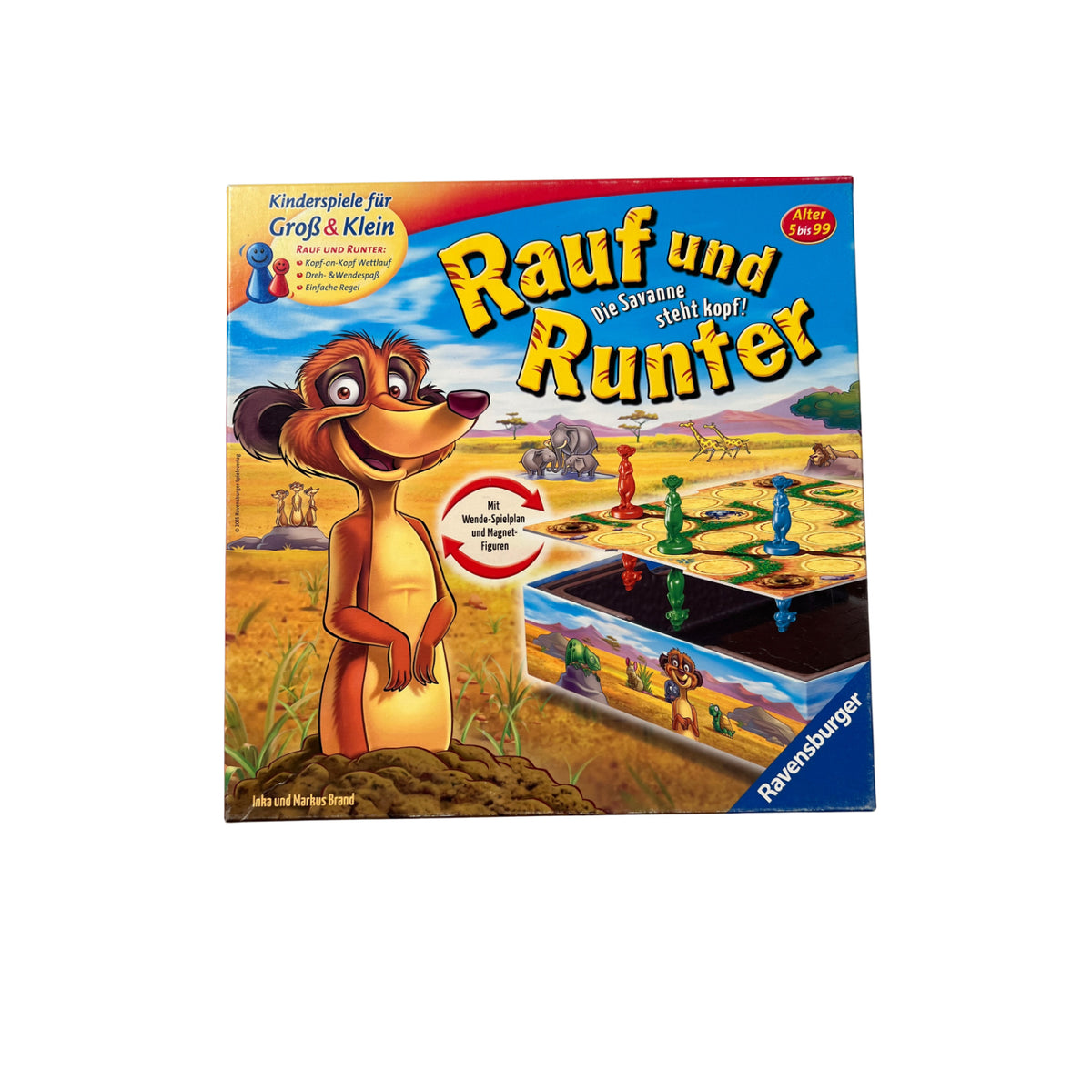 Ravensburger 211135 - Rauf und Runter - Die Savanne steht kopf! - Vollständig – Brettspielimperium