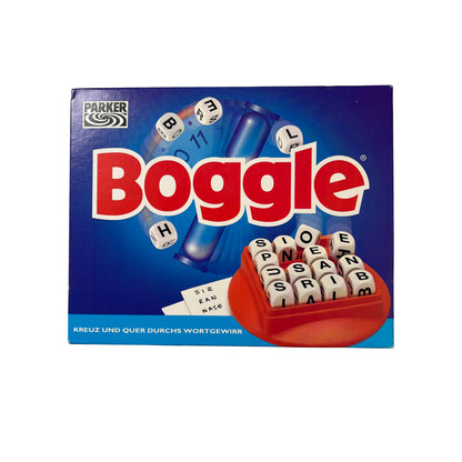 Boggle Kreuz und Quer durchs Wort Gewirr - PARKER  Deutsche 1994 - Vollständig – Brettspielimperium
