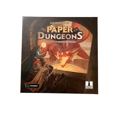 Paper Dungeons + mit Erweiterung Sidequest - Vollständig – Brettspielimperium