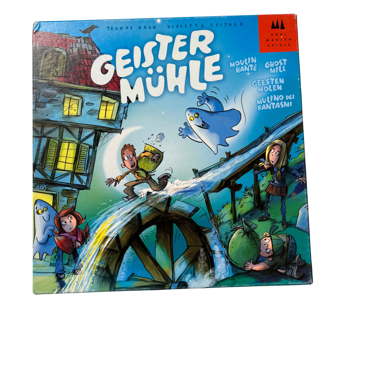 Geistermühle Drei Magier Spiele Gesellschaftsspiel Brettspiel - Vollständig – Brettspielimperium