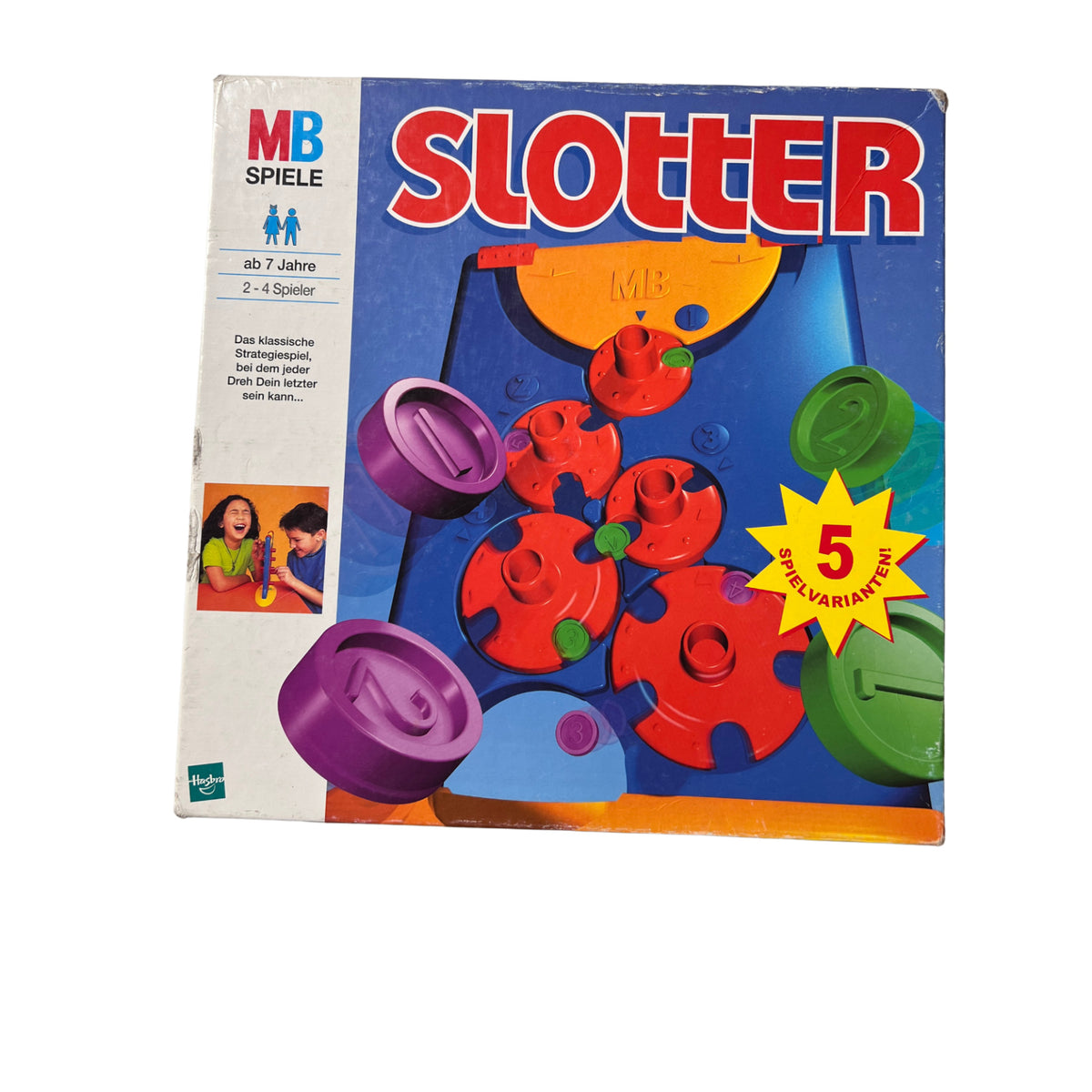 Brettspiel - SLOTTER - MB Spiele - 1999 - Original Hasbro - vollständig – Brettspielimperium