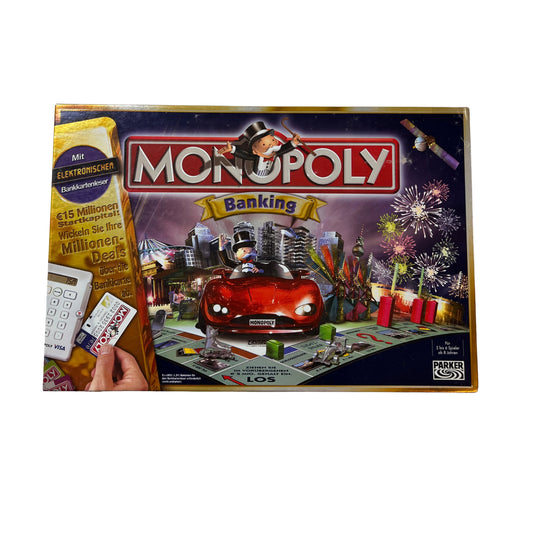 Brettspiel - Monopoly Banking - Parker 2005 - Vollständig funktionsfähig – Brettspielimperium
