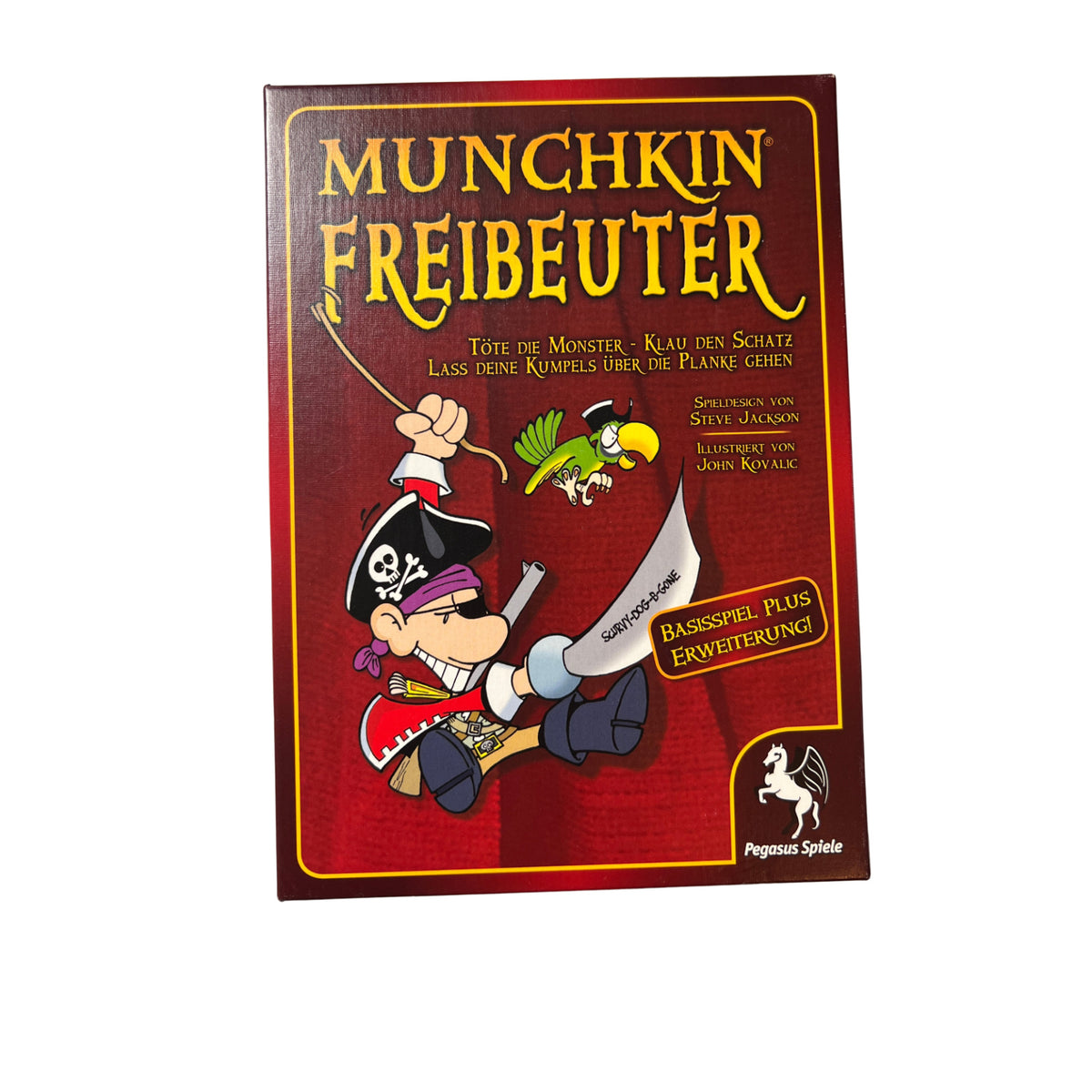 Munchkin – Freibeuter Basisspiel + Erweiterung – Pegasus Spiele – Vollständig – Brettspielimperium