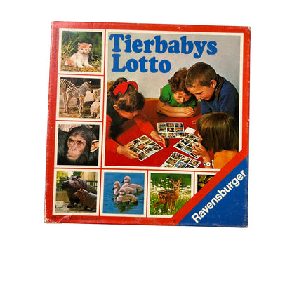 Tierbabys Lotto von Ravensburger 1976 - vollständig – Brettspielimperium