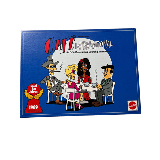Café International - Brettspiel von Mattel - Vollständig – Brettspielimperium